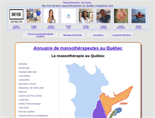 Tablet Screenshot of lemassage.info